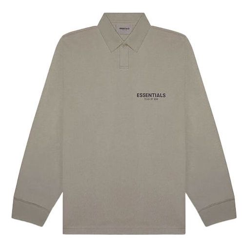 Поло тениска Fear of God Long Sleeve Polo Зелено | FOG-FW20-355, 0