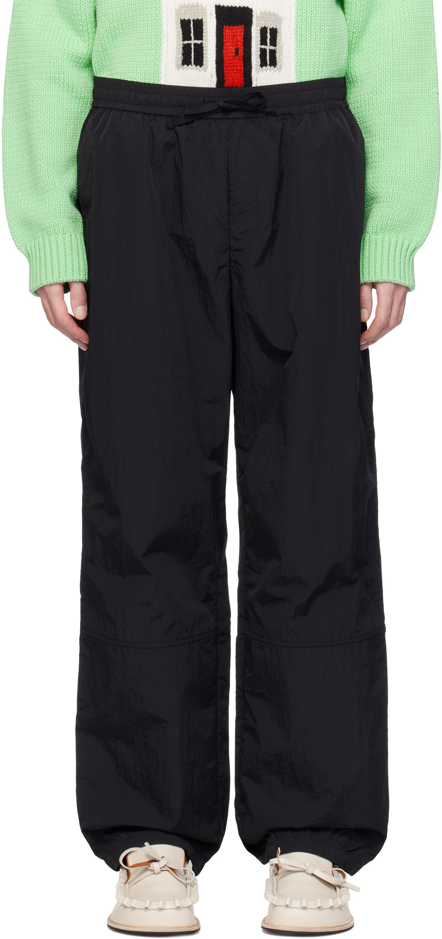 Спортни панталони JW Anderson JW Anderson Panelled Track Pants Черно | TR0395-PG1697, 0