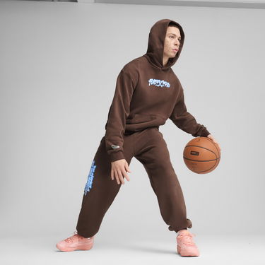 Суитчър Puma Dress Code Basketball Hoodie Кафяво | 630472_01, 2