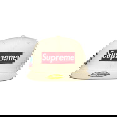 Шапка с козирка Supreme World Famous Box Logo New Era 'Purple' Бяло | FW20H77 WHITE, 1