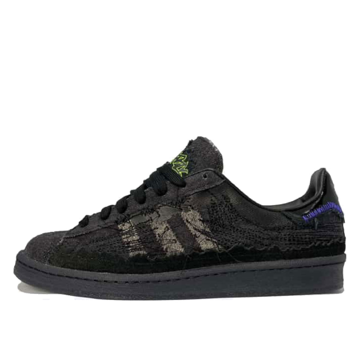Кецове и обувки adidas Originals Youth of Paris x Campus 80s "Core Black" Черно | GX8433, 0