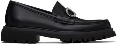 Кецове и обувки FERRAGAMO Salvatore Ferragamo Gancini Ornament Lug Sole Loafers Черно | 773850, 0
