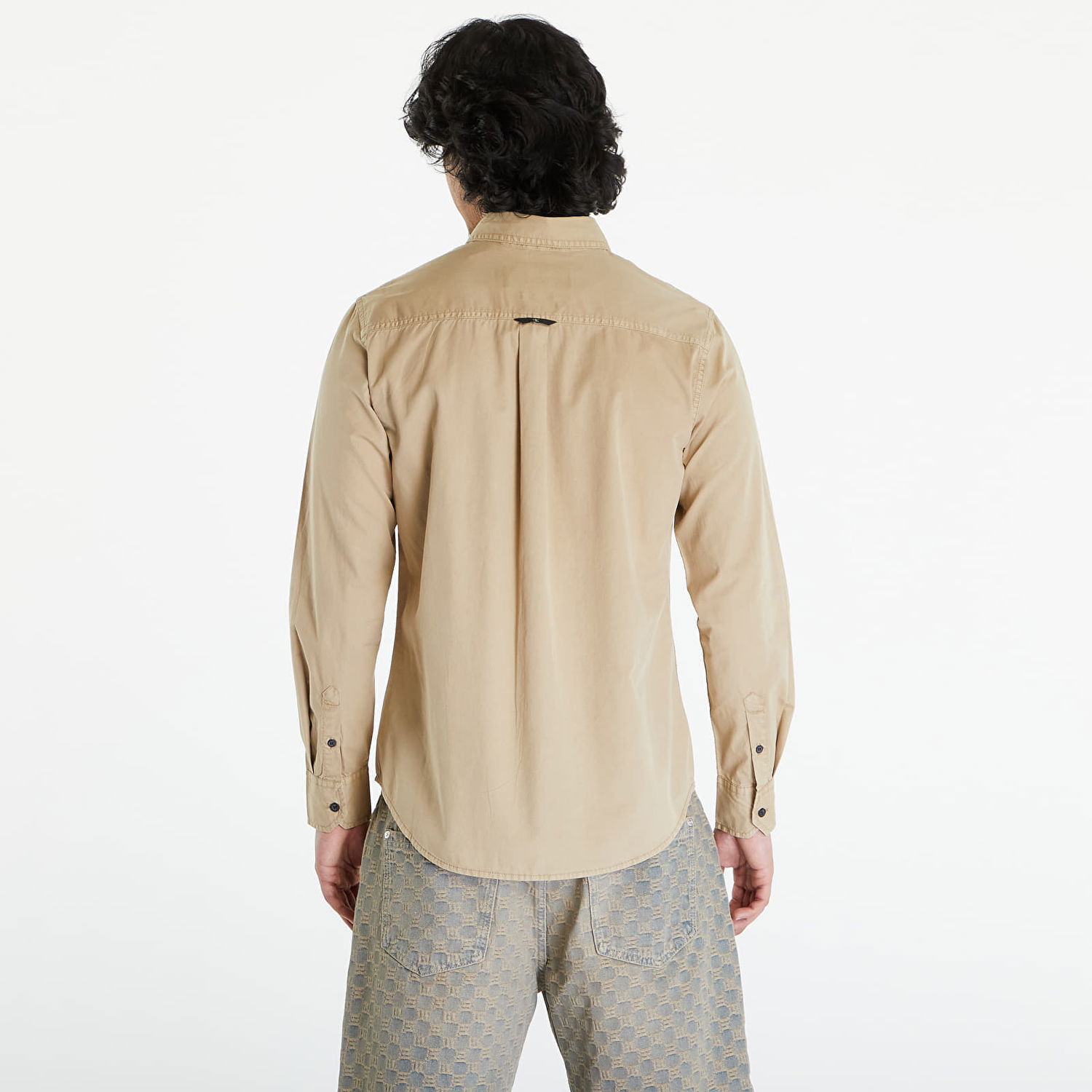 Риза CALVIN KLEIN Regular Shirt Beige Бежово | J30J325772 PF2, 1