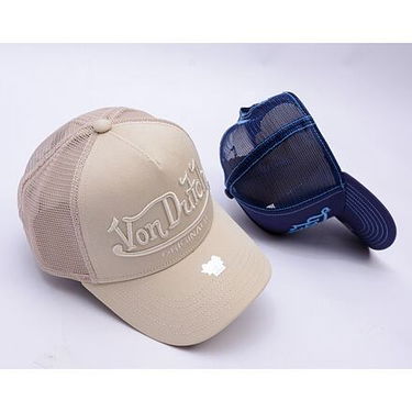 Шапка с козирка Von Dutch Von Dutch Trucker Riverside Twill Cap Бежово | VD-7030854, 3
