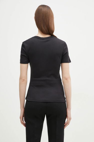 Тениска Samsoe Samsoe Samsoe Samsoe Saevelyn Fitted T-Shirt Черно | F24400022, 2