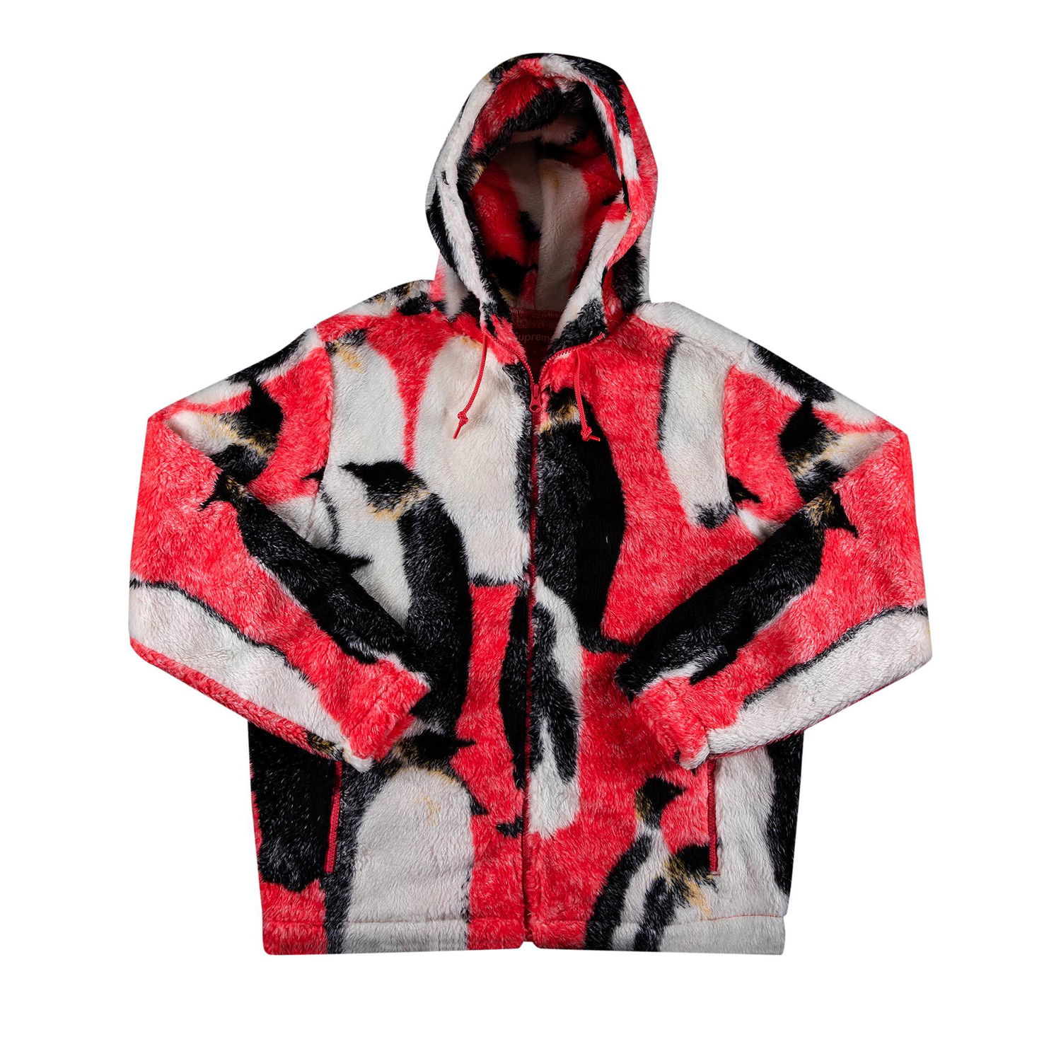 Яке Supreme Penguins Hooded Fleece Jacket Многоцветен | FW20J73 PINK, 1