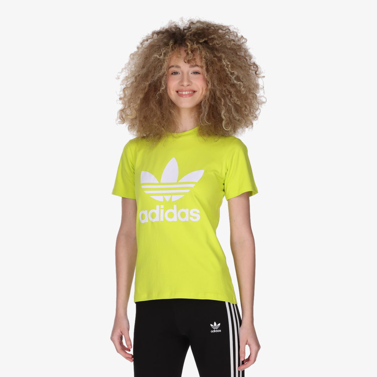 Тениска adidas Performance Adicolor Жълто | HE6872, 1