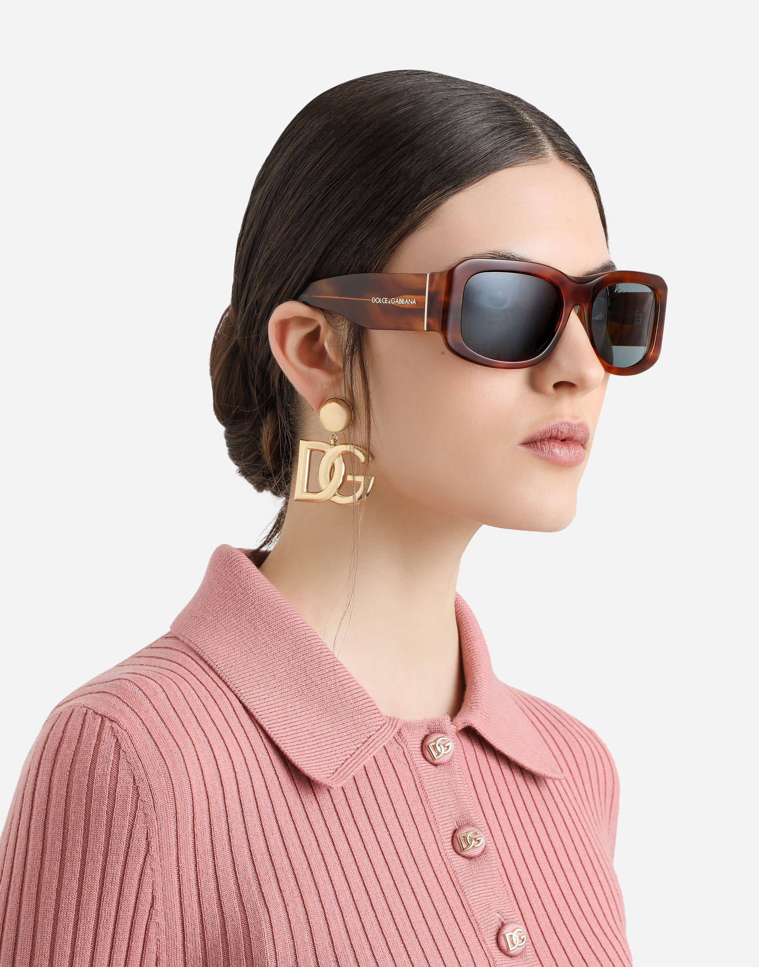 Слънчеви очила Dolce & Gabbana Dolce & Gabbana DNA Sunglasses Кафяво | VG4503VP1809V000, 1
