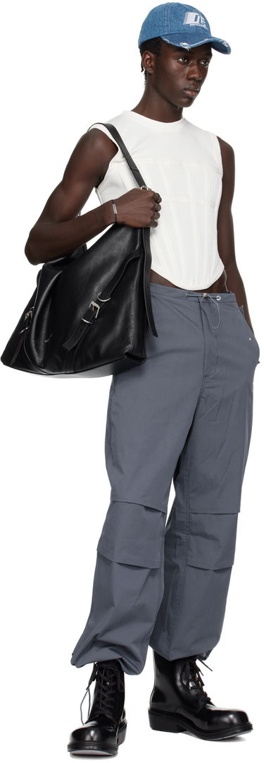 Карго панталони Dion Lee Toggle Trousers Синьо | C2100PS24, 3
