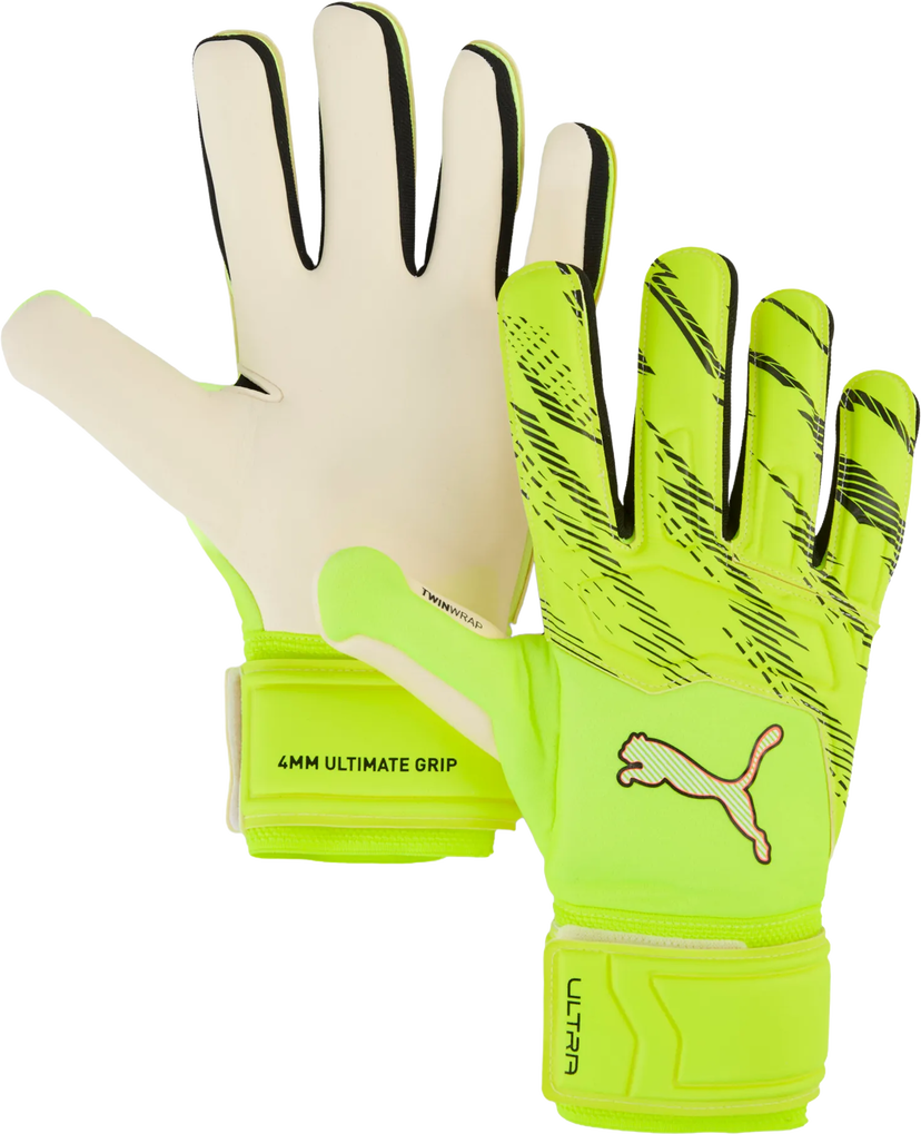 Ръкавици Puma ULTRA Pro NC 4MM Ultimate Grip Twinwrap Goalkeeper Gloves Жълто | 042082-11