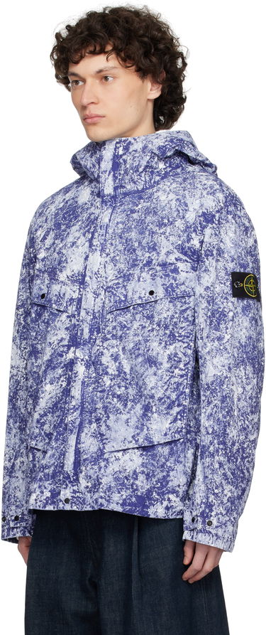 Ветровка Stone Island Stone Island Pigment Stretch-TC Hooded Jacket Синьо | K1S15 4100076 S0143, 3