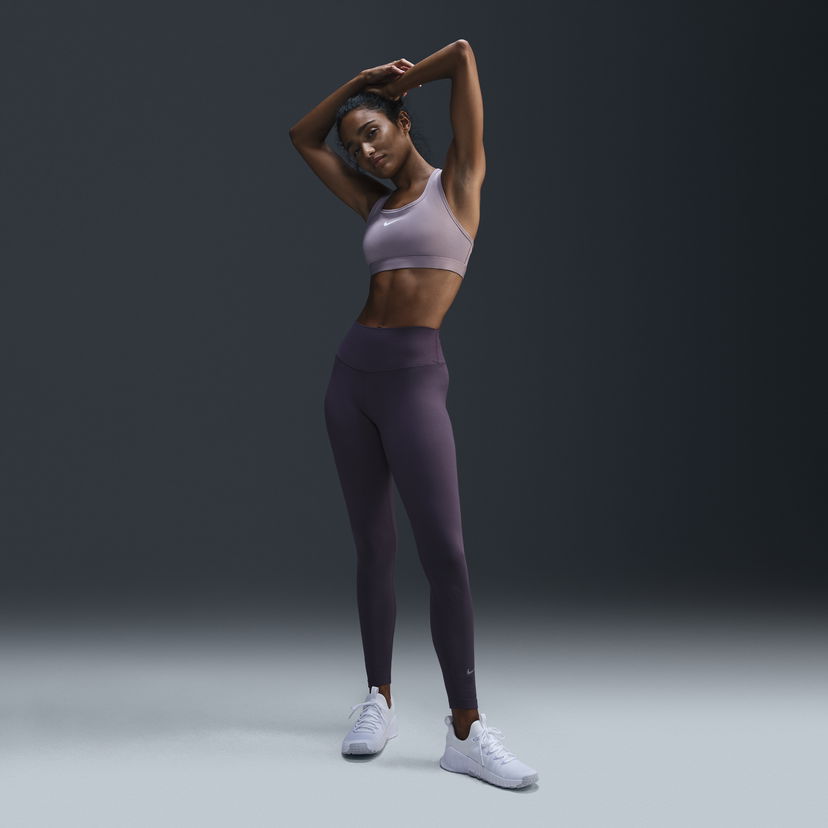 Клинове Nike One High Waisted Leggings Лилаво | HM4326-573