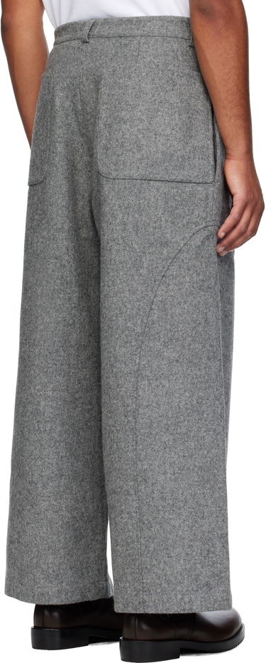 Панталони sage NATION SAGE NATION Wool Carpenter Trousers Сиво | S039 CARPENTER TROUSER WOOL MA, 2