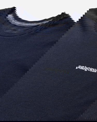 Тениска Patagonia P-6 Logo Responsibili Tee Тъмно синьо | 38504 NENA, 3