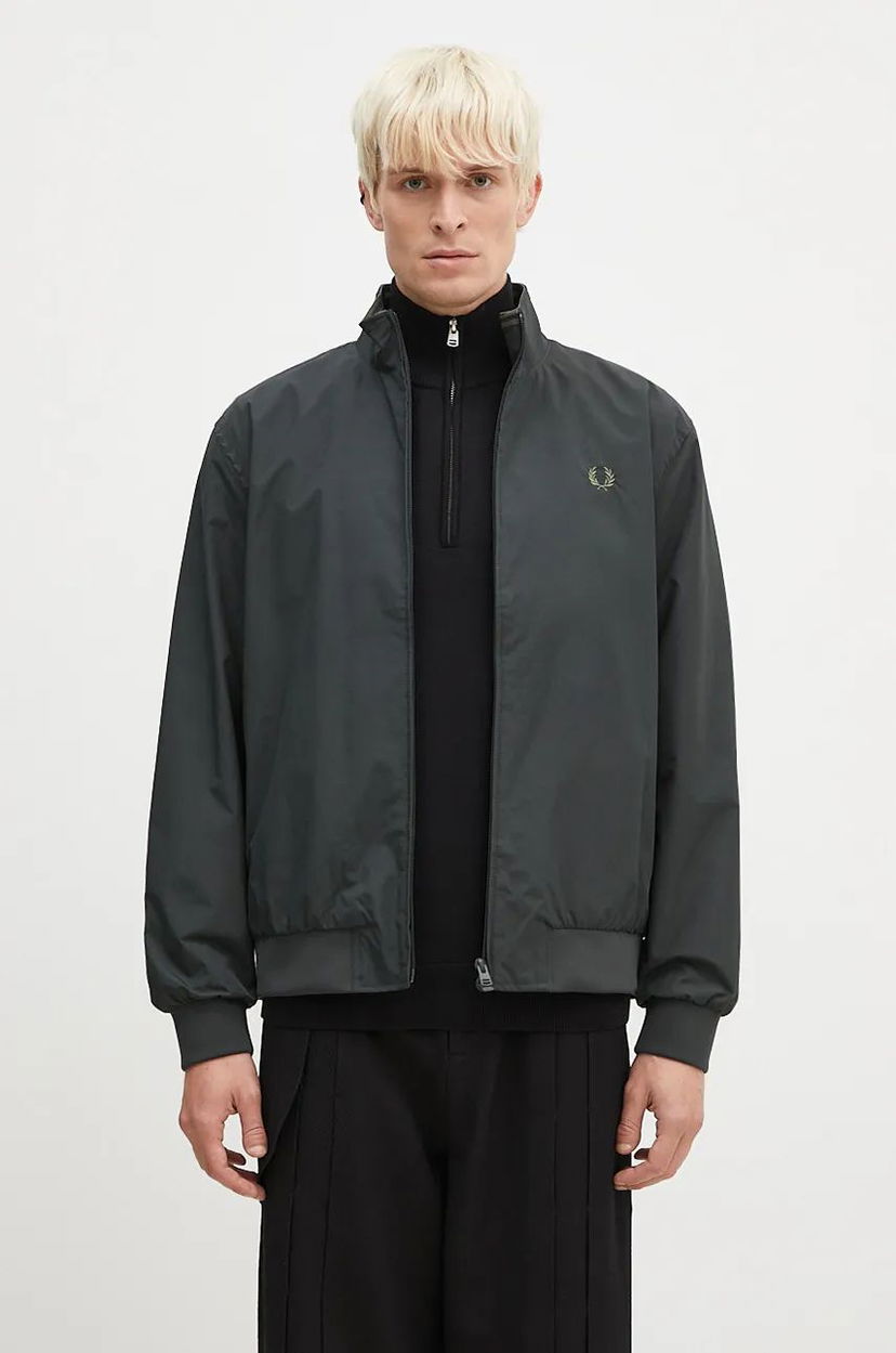 Яке бомбър Fred Perry Brentham Jacket Зелено | J2660.T61