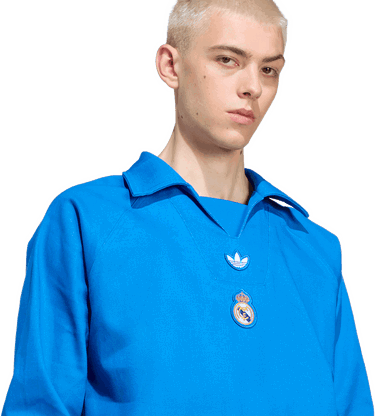 Суитчър adidas Performance Real Madrid Terrace Icons Training Top Синьо | JX6789, 3