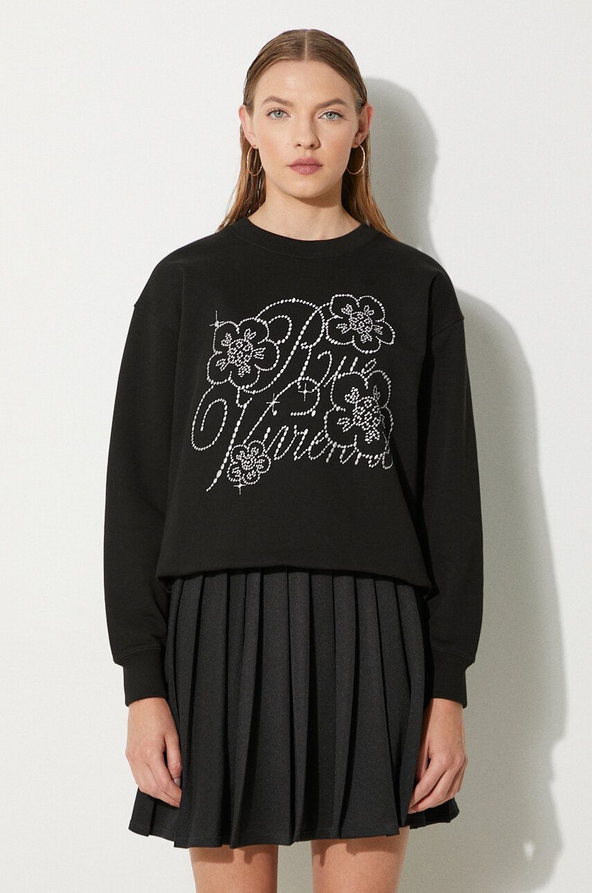 Суитчър KENZO Sweatshirt Constellation Emb Classic Черно | FE62SW1654MF.99J, 0