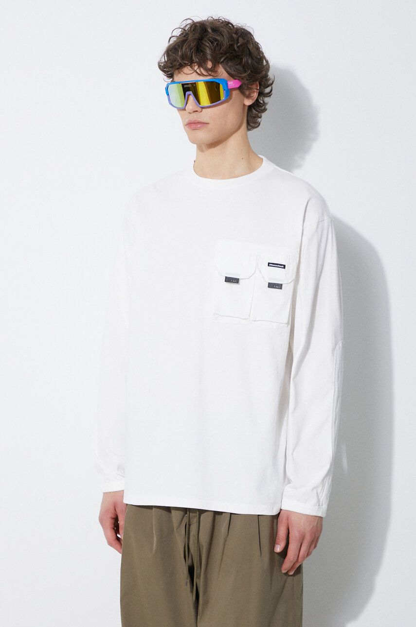 Тениска Manastash Manastash Armor Long Sleeve T-Shirt Бяло | 7924130002, 0