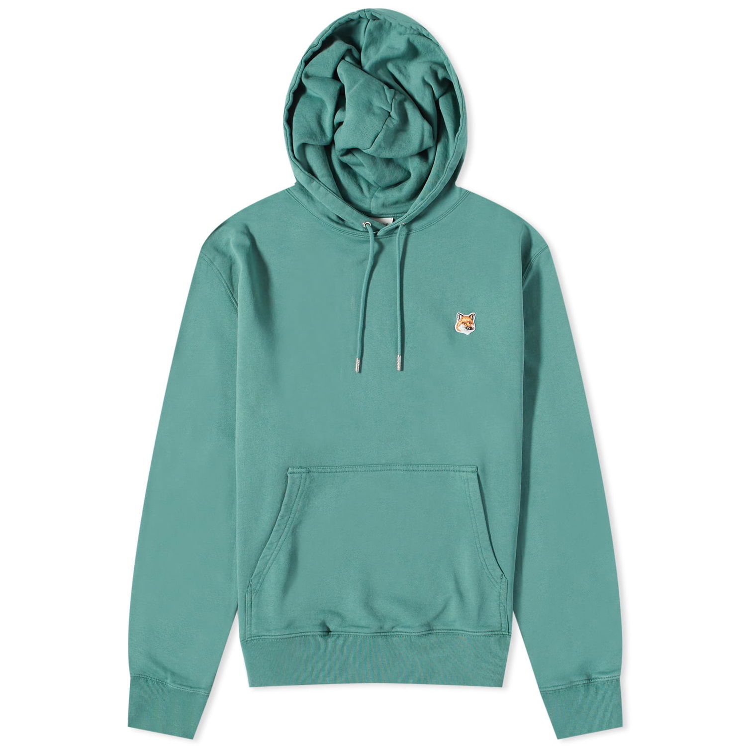 Суитчър MAISON KITSUNÉ Fox Head Patch Regular Hoodie Тюркоазено | LM00702KM0001-P315, 0