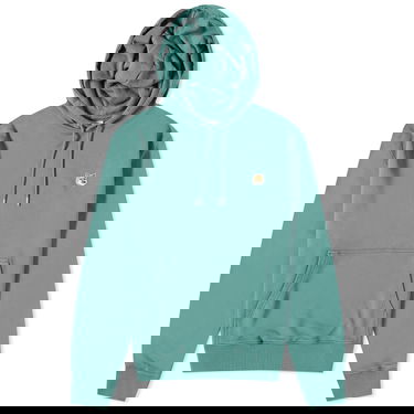 Суитчър MAISON KITSUNÉ Fox Head Patch Regular Hoodie Тюркоазено | LM00702KM0001-P315, 0