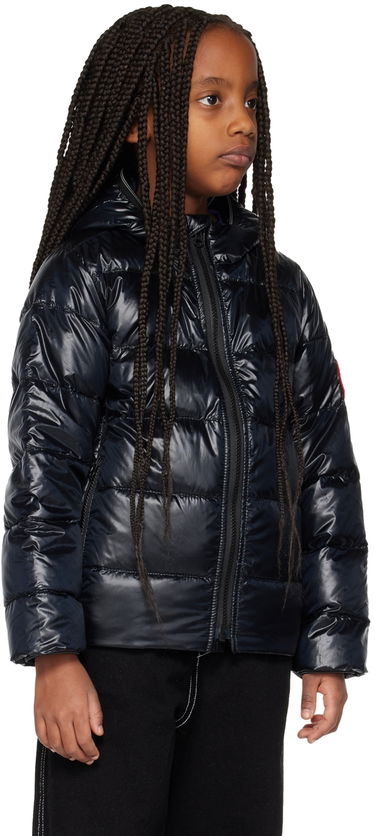 Пухо яке Canada Goose Kids' Crofton Hooded Puffer Jacket Черно | 5460K, 1