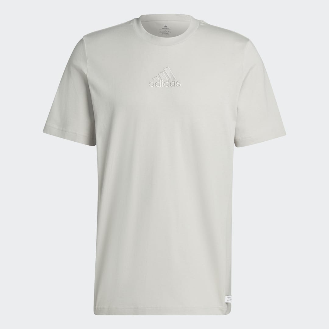Тениска adidas Performance Lounge T-Shirt Сиво | HU1511, 1