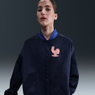 Яке бомбър Nike Nike Air Woven FFF Bomber Jacket Тъмно синьо | HF5142-492, 2
