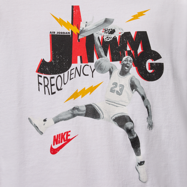 Тениска Jordan Jordan Brand Jamming Frequency T-Shirt Бяло | HJ2929-100, 3