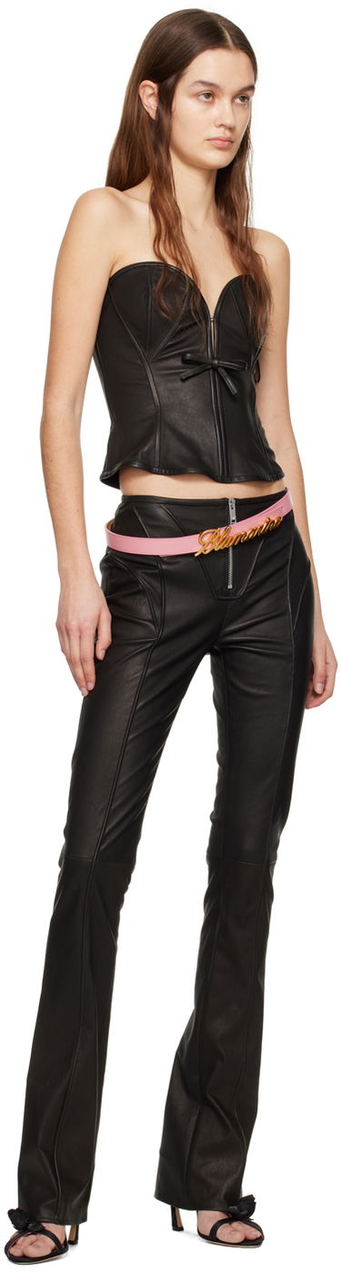 Колани Blumarine Blumarine Logo Belt Черно | P422W223A, 4