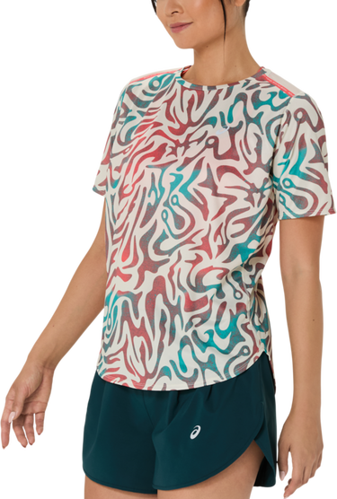 Тениска Asics Road All Over Print Short Sleeve Running T-Shirt Многоцветен | 2012d225-200, 3