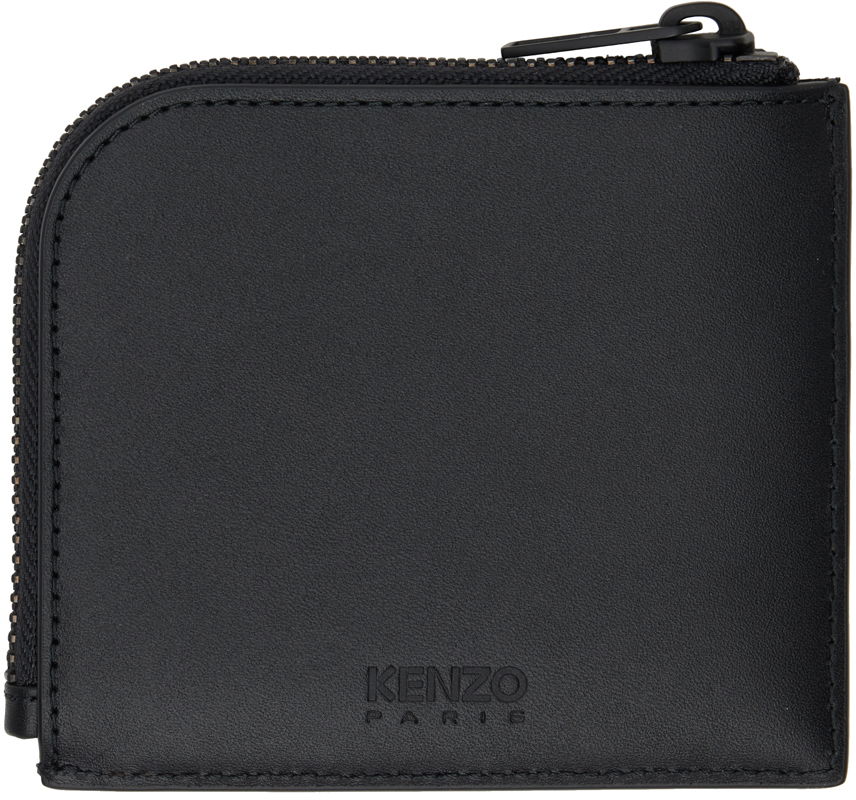 Портфейл KENZO Paris Leather Черно | FD55PM823L41, 1