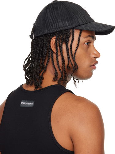 Шапка с козирка Marine Serre Marine Serre Recycled Moire Baseball Cap Черно | UHG001ACWOV0030, 2
