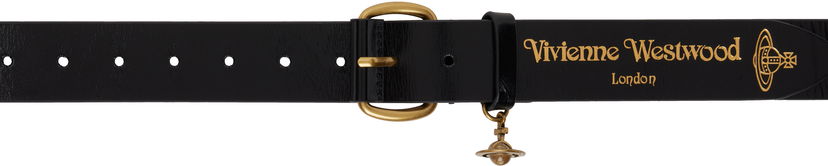 Колани Vivienne Westwood Wide Alex Charm Belt Черно | 8201007JU-L008L-