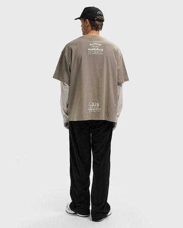 Тениска Honor The Gift WHY NOT Short Sleeve T-Shirt Сиво | HTG250392-TAUPE, 2