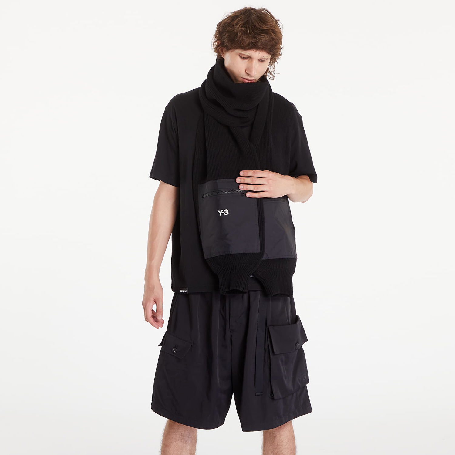 Шал Y-3 Sleeve Scarf Black OSFA Черно | IY9276, 0