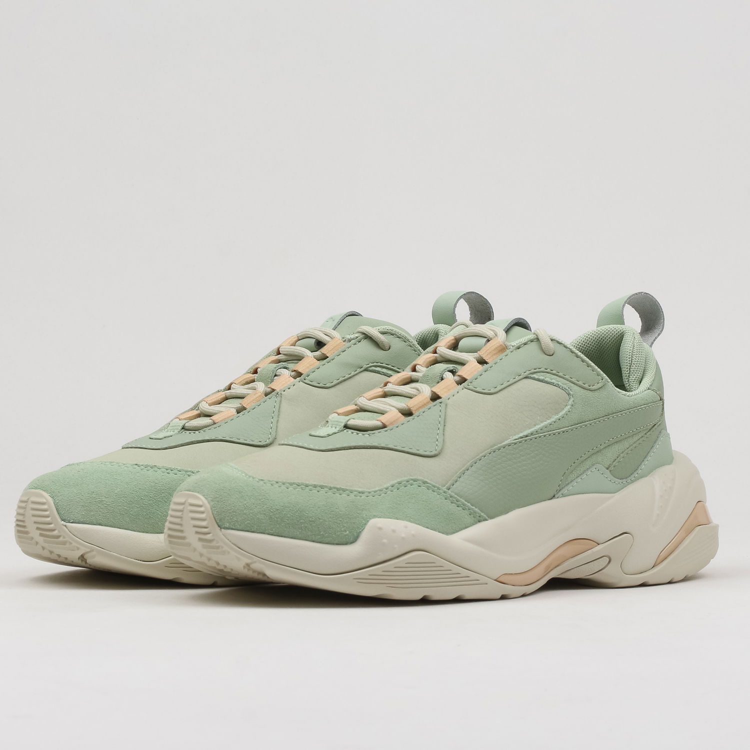 Кецове и обувки Puma Thunder Desert Wn's smoke green - silver green Сиво | 368024 02, 0