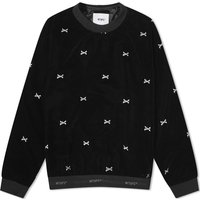 Суитчър WTAPS 12 Bones Crew Sweat Черно | 232TQDT-SHM04-BK, 1