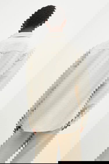 Риза Carhartt WIP Walter Linen Blend Relaxed Classic Collar Shirt Бежово | I033578.502, 2