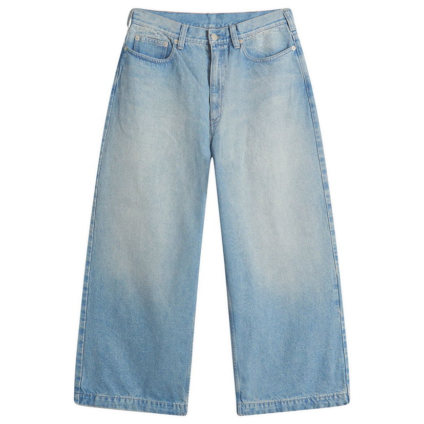 Дънки BEAMS Balloon Wide Denim Jeans Синьо | 1121-1610-791-78