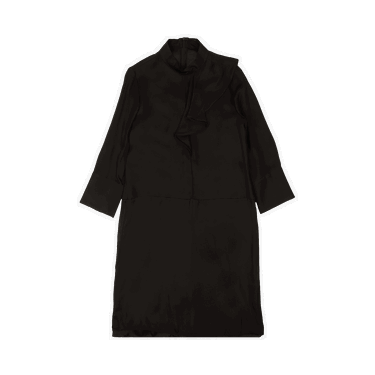 Pокля Marni Marni Silk Ruffle Long-Sleeve Dress Черно | ABMAU72V01TSD98 00N99, 0
