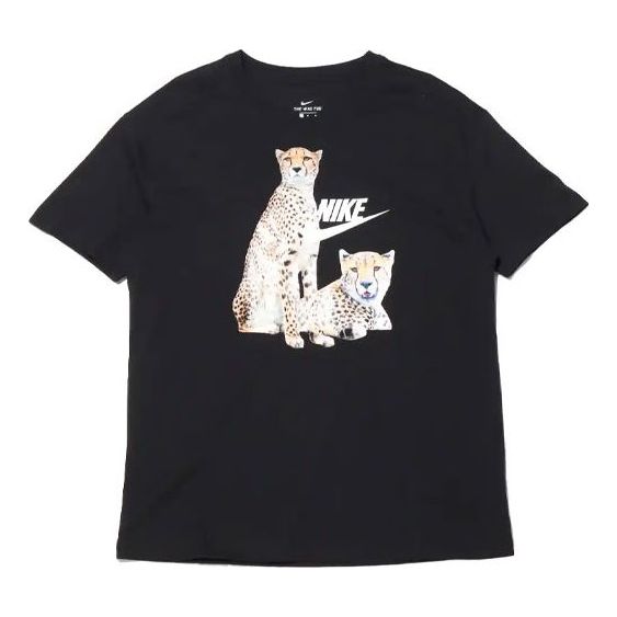 Тениска Nike Cheetah Print Graphic Tee Черно | DD1486-010