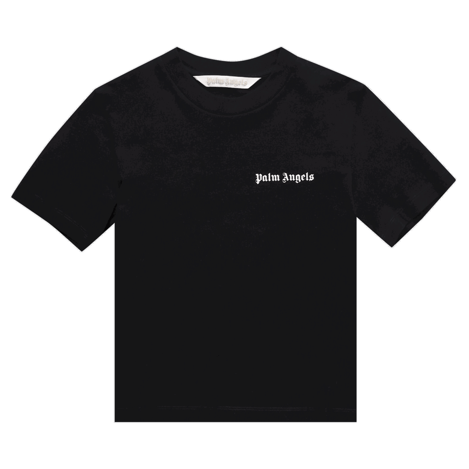 Тениска Palm Angels Logo Fitted Tee Черно | PWAA044C99JER0011001, 0