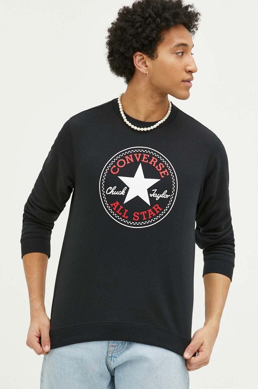 Суитчър Converse GO-TO ALL STAR PATCH CREW SWEATSHIRT Тъмно синьо | 10025471.A01, 0