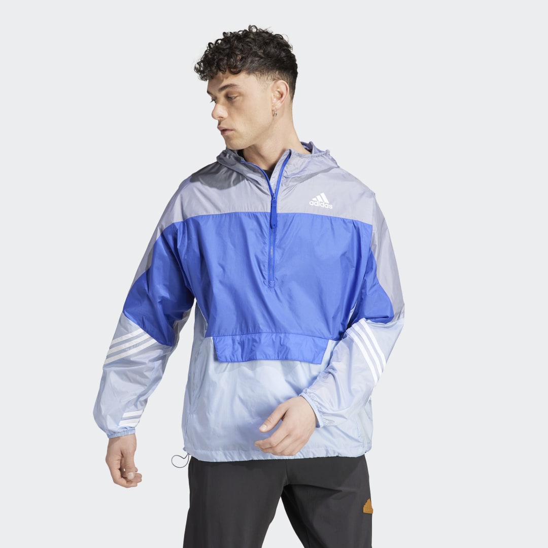 Ветровка adidas Originals WIND.RDY Hooded Windbreaker Синьо | HM2262, 0