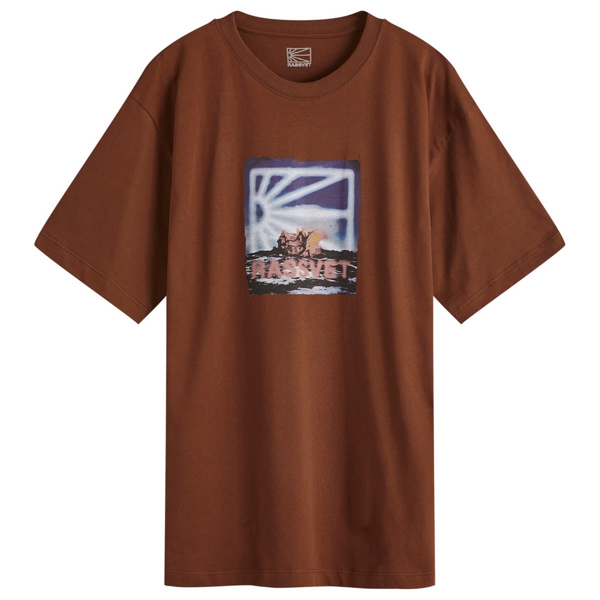 Тениска PACCBET Men's On Fire Кафяво | PACC15T003-BRN, 0