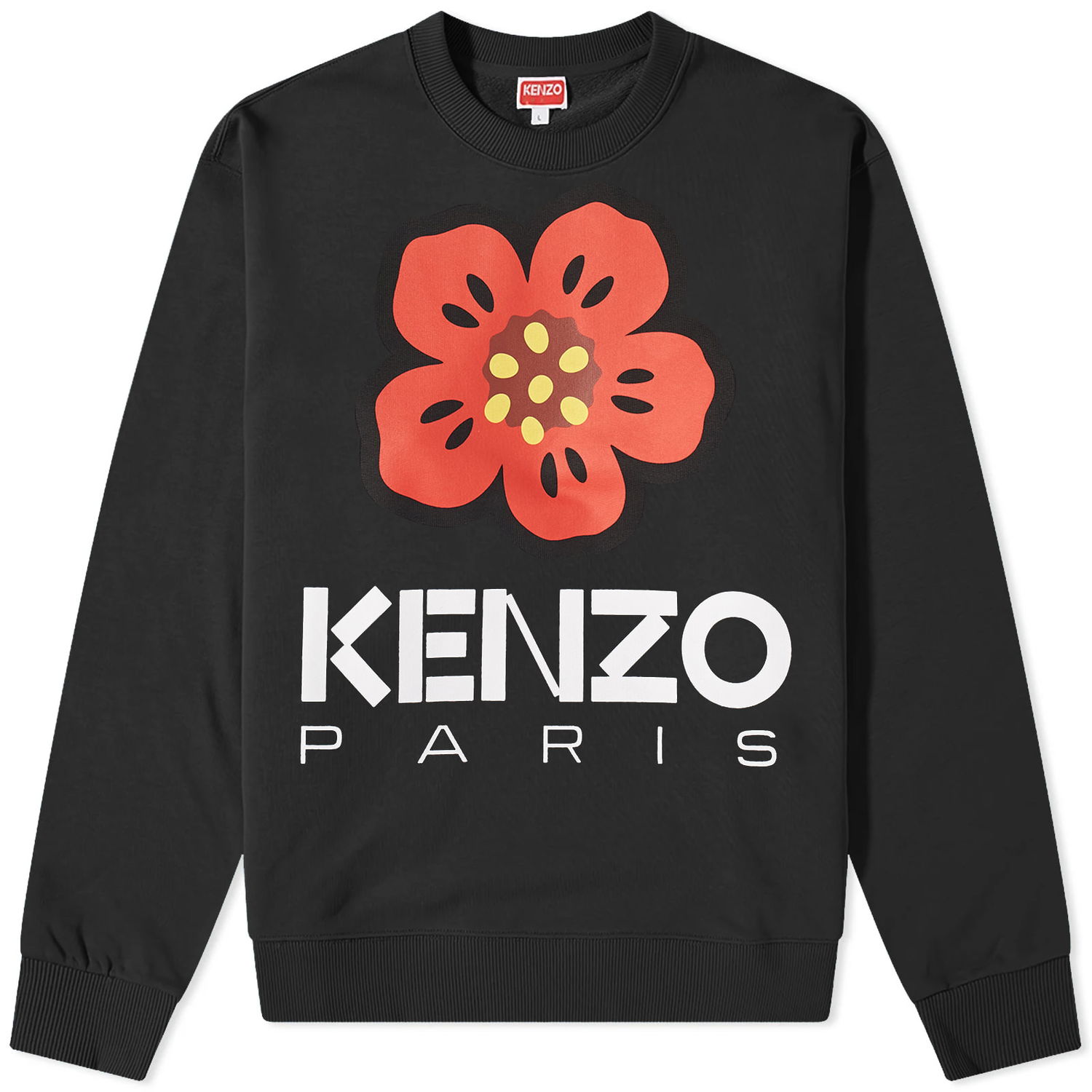 Суитчър KENZO Boke Flower Crew Sweat Black Черно | FD55SW4454ME-99J, 0