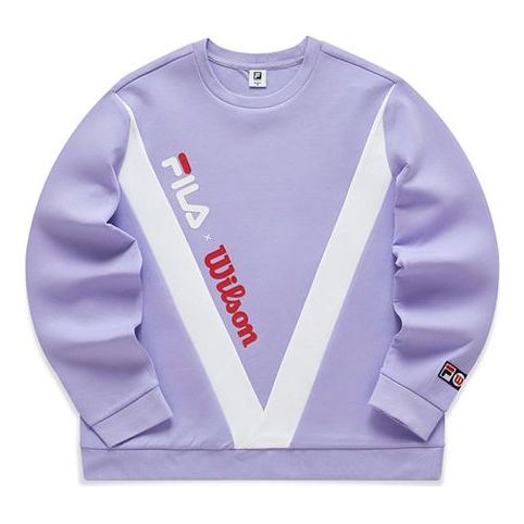 Суитчър FILA FILA x Wilson Crossover Sports Pullover Лилаво | A11W043221F-VT