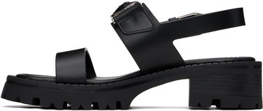 Кецове и обувки Versace Medusa Buckle Platform Block-Heel Sandals 80 mm Черно | 1015472_1A04174_1B00P, 2
