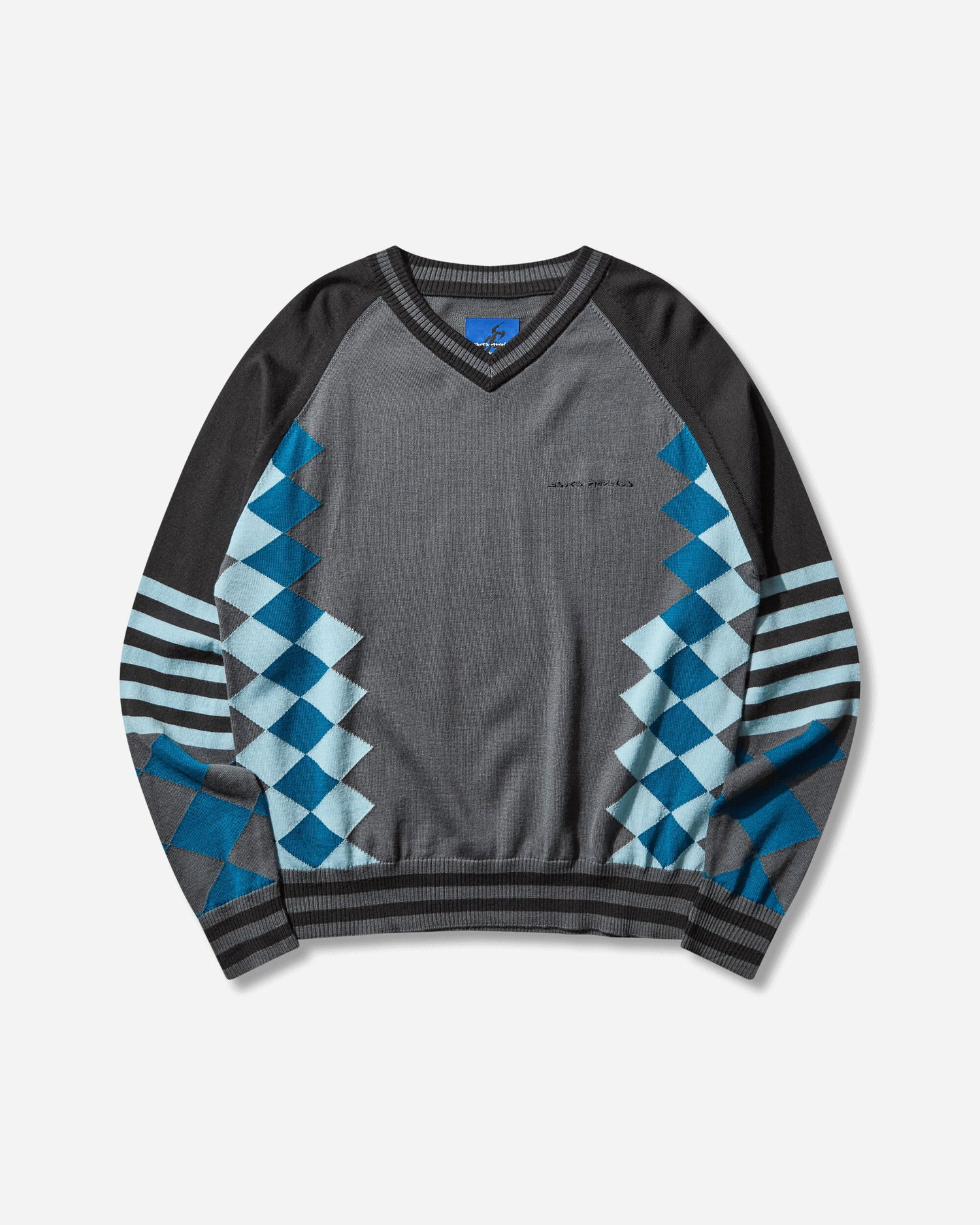 Пуловер Asics Novalis Laricoid Argyle V-Neck Knit Jumper Многоцветен | 2203A323-023, 0