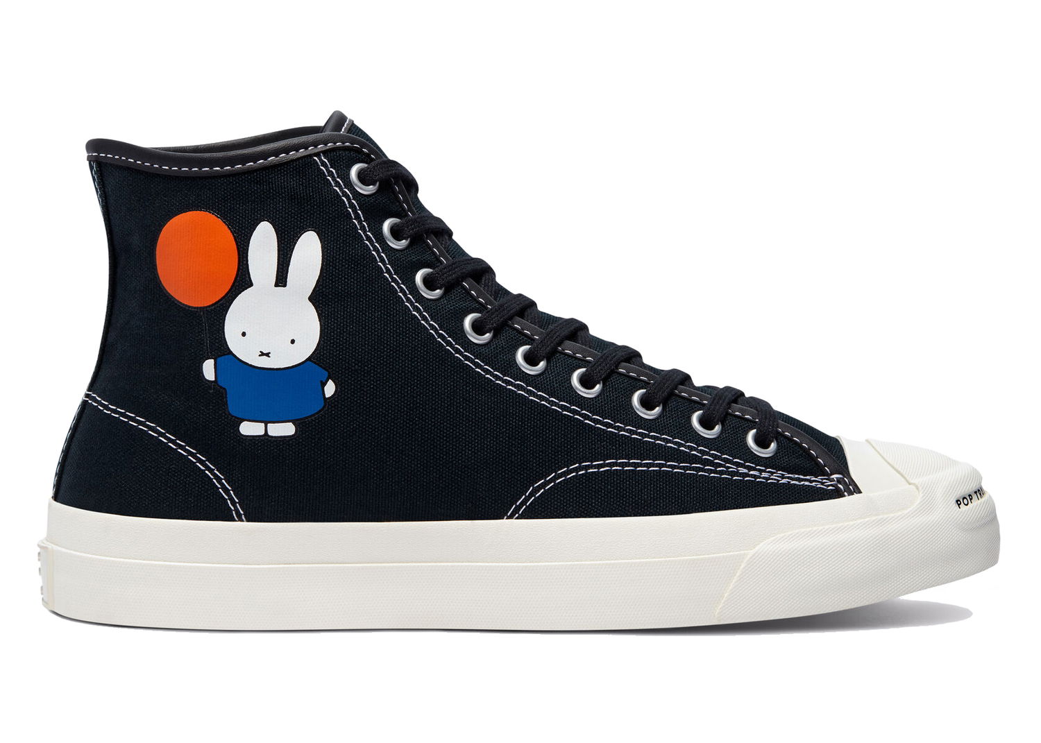 Кецове и обувки Converse CONS Jack Purcell Pro Mid POP Trading Company Miffy Black Черно | 171850C, 0